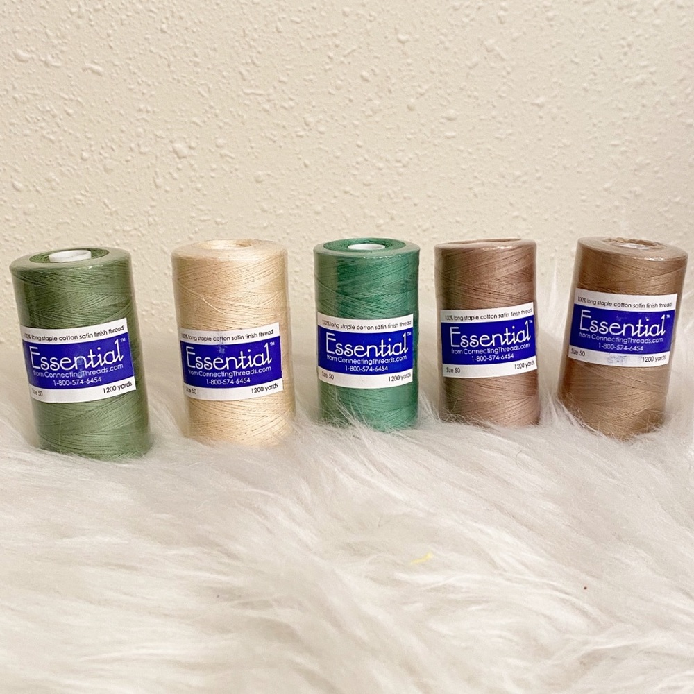 Essential 100% Cotton Satin Finish Thread
